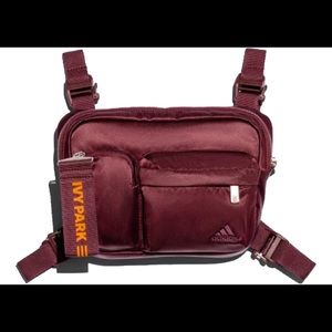 Adidas x ivy park harness bag in Maroon